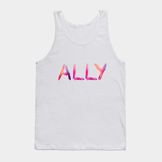 LGBTQ Ally Tank Top by Colored Lines